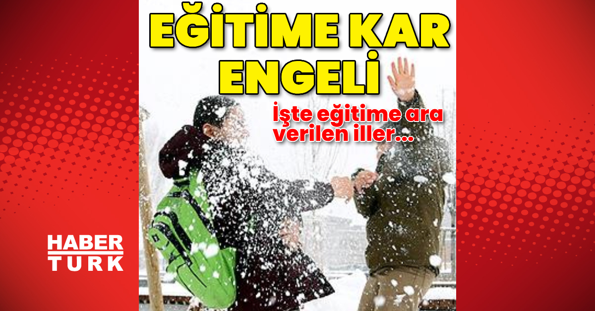 Kar tatili haberleri gelmeye başladı! | Son dakika haberleri