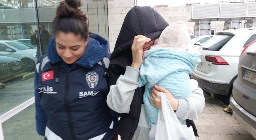 Kucağında bebeği ile yakalandı! 64 suç kaydı olan kadından ilginç itiraf
