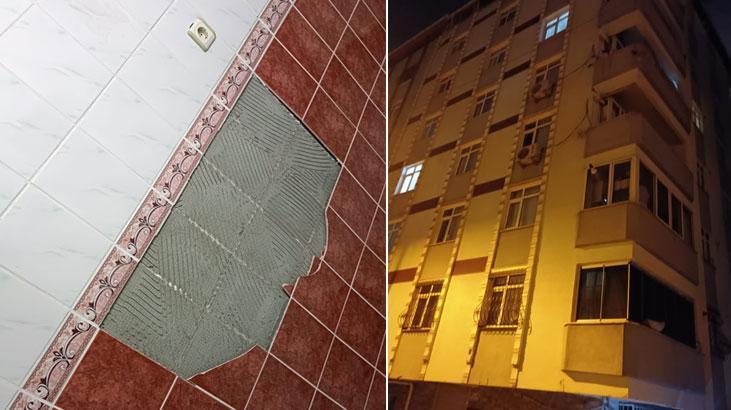 Küçükçekmece’de 7 katlı bina tahliye edildi