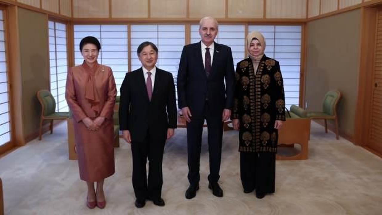 Kurtulmuş, Japonya İmparatoru Naruhito tarafından kabul edildi