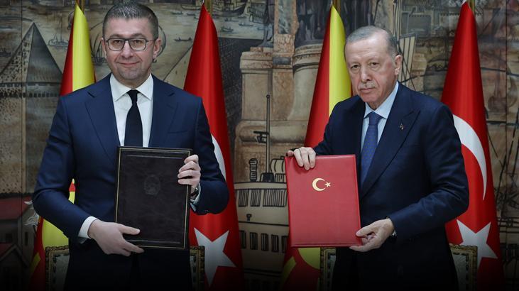 Kuzey Makedonya Başbakanı İstanbul’da! Erdoğan: Ticaret hacmimizi iki katına çıkarmak için çalışmalarımızı sürdürüyoruz