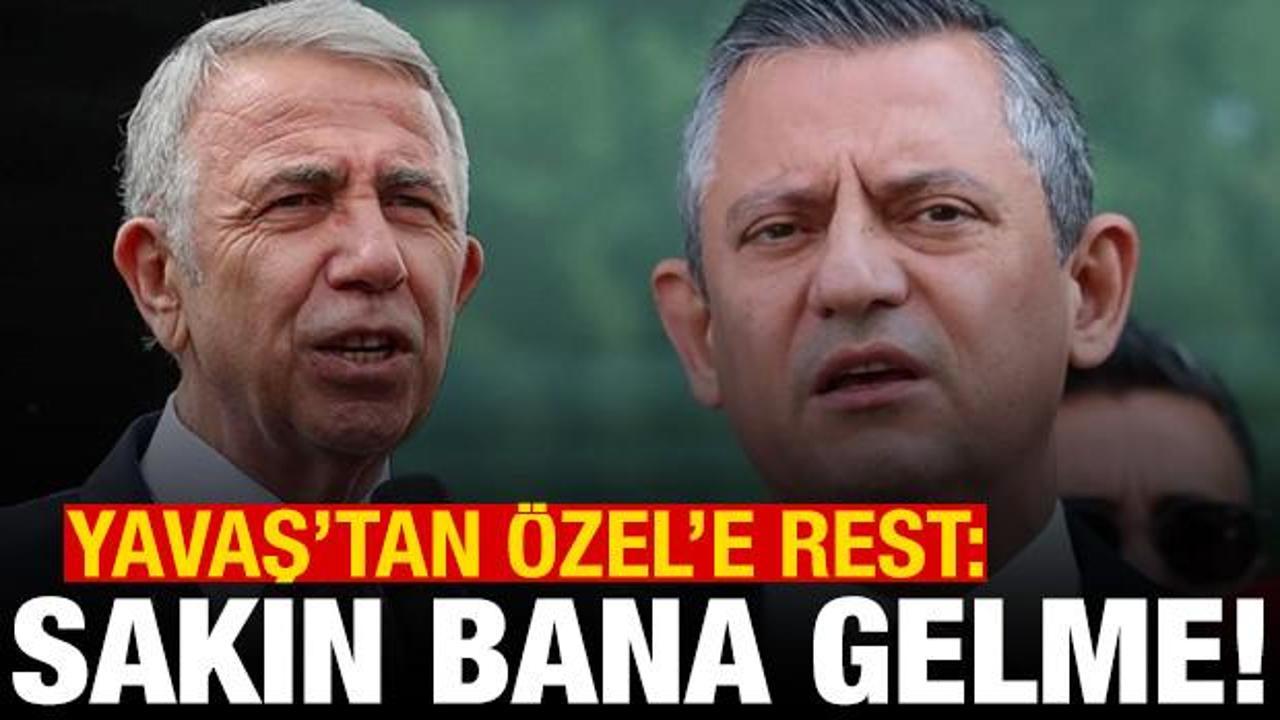 Mansur Yavaş’tan Özgür Özel’e adaylık resti: Sakın bana gelmeyin