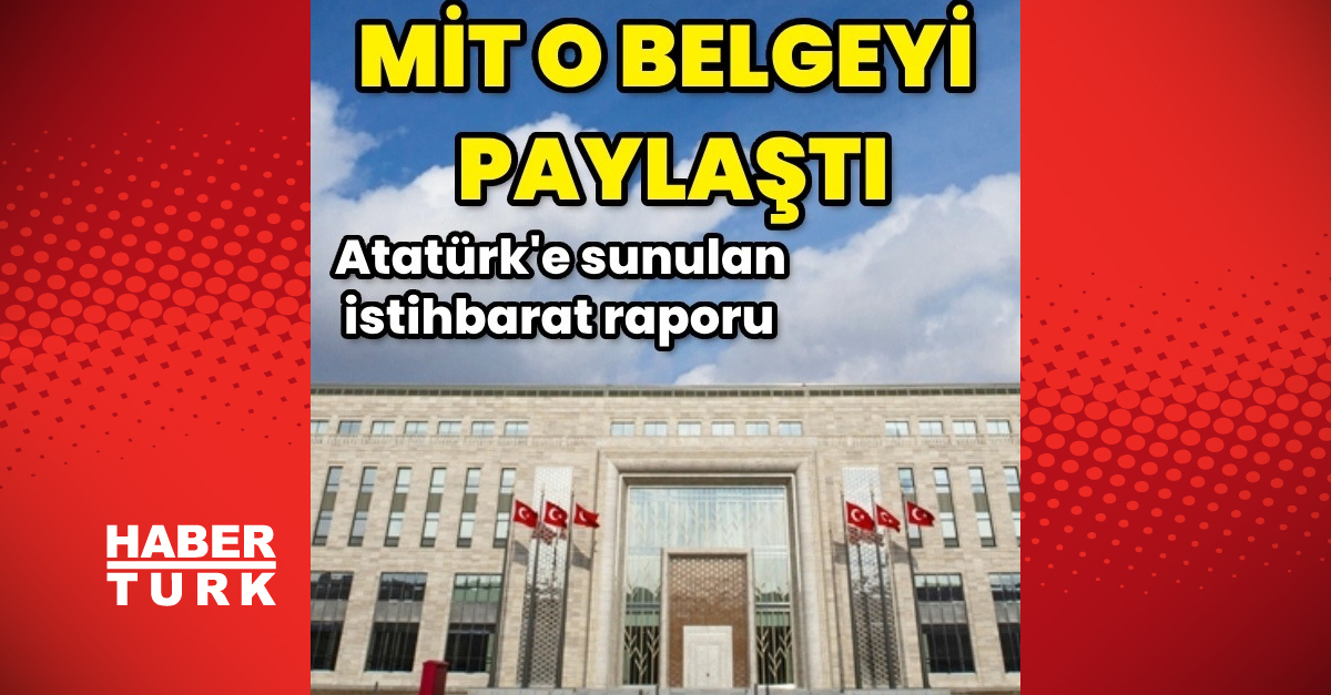 MİT'in İngiliz gazeteci ile ilgili olarak Atatürk'e sunduğu istihbarat raporu – Öne Çıkan Haberler
