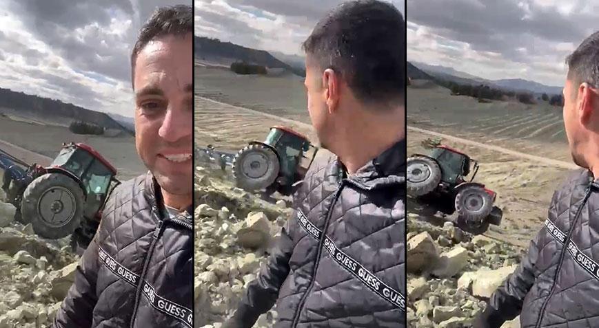 Ölüm anı kamera kaydına yansıdı! Ukraynalı tarla sahibi şoke oldu