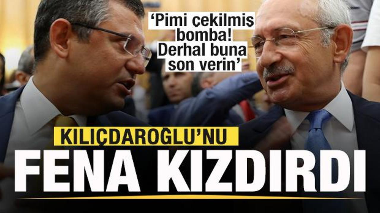 Özgür Özel, Kılıçdaroğlu’nu kızdırdı: Pimi çekilmiş bomba! Buna derhal son verin