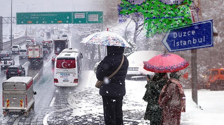 SON DAKİKA KAR HABERLERİ: Kar İstanbul’a geri geliyor! Meteoroloji gün gün paylaştı