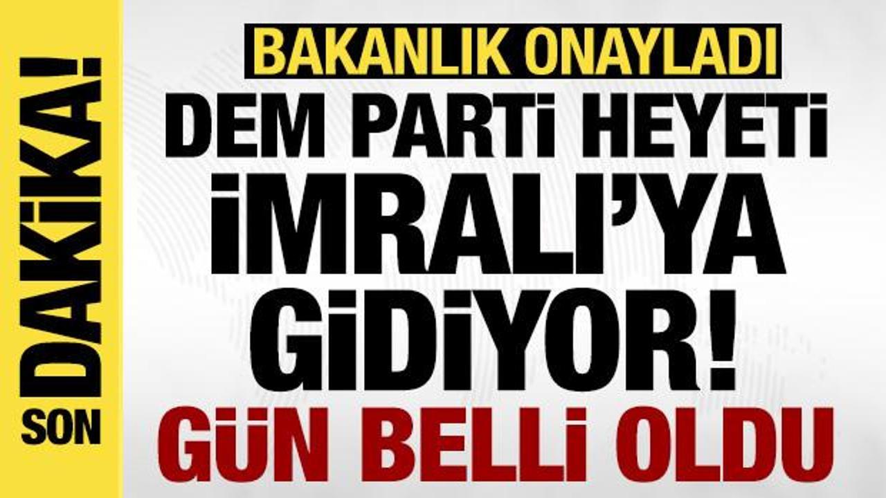 Son dakika… DEM Parti İmralı’yi ziyaret edecek: Gün belli oldu!