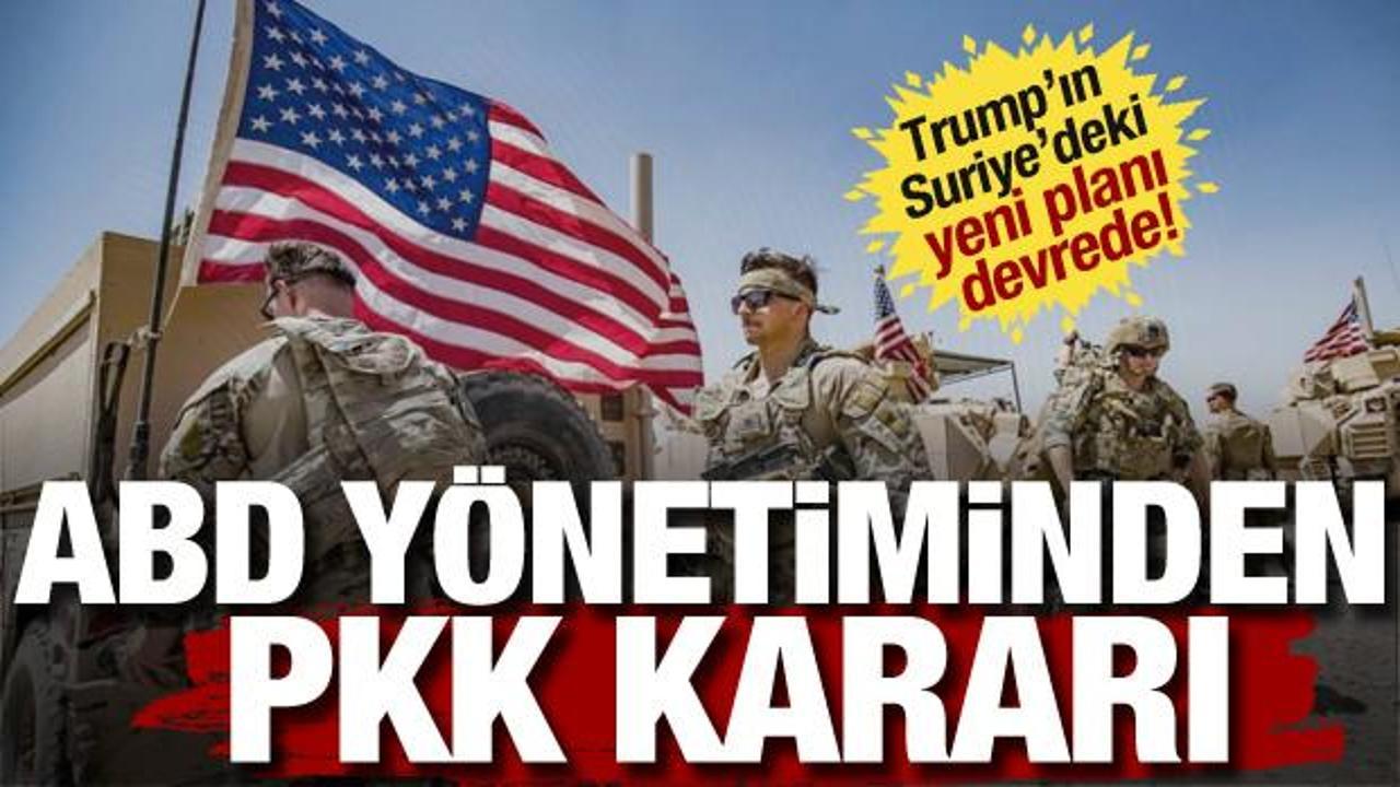 Suriye’de yeni plan devrede: ABD PKK’ya verdiği silahları toplamaya başladı!