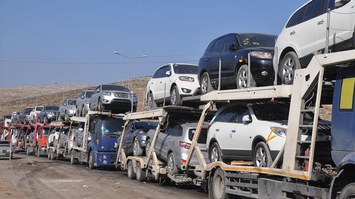 Suriye’ye sıfır ve ikinci el araç sevkiyatı rekor kırdı