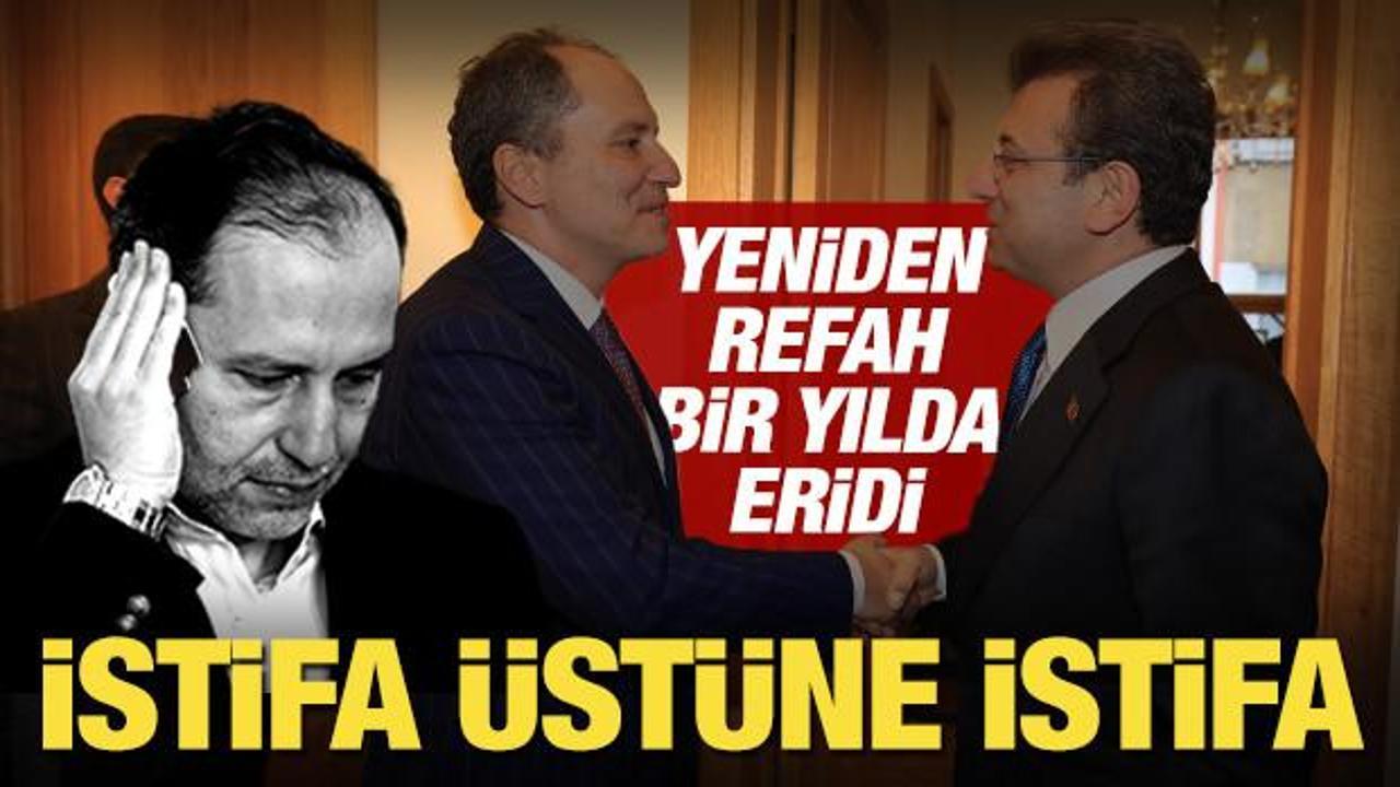 Yeniden Refah’ta çözülme son sürat: İstifaların ardı arkası kesilmiyor! 1 yıl bile geçmedi