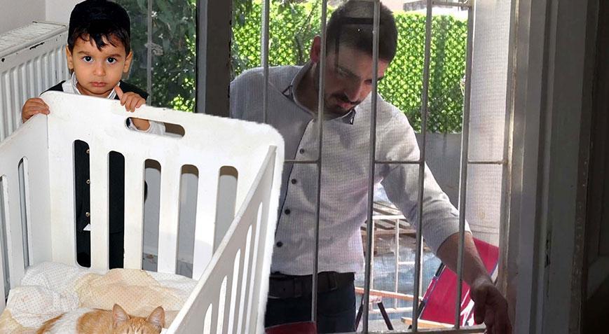 Açık pencereden eve girdi! Bebek beşiğinde şaşırtan manzara