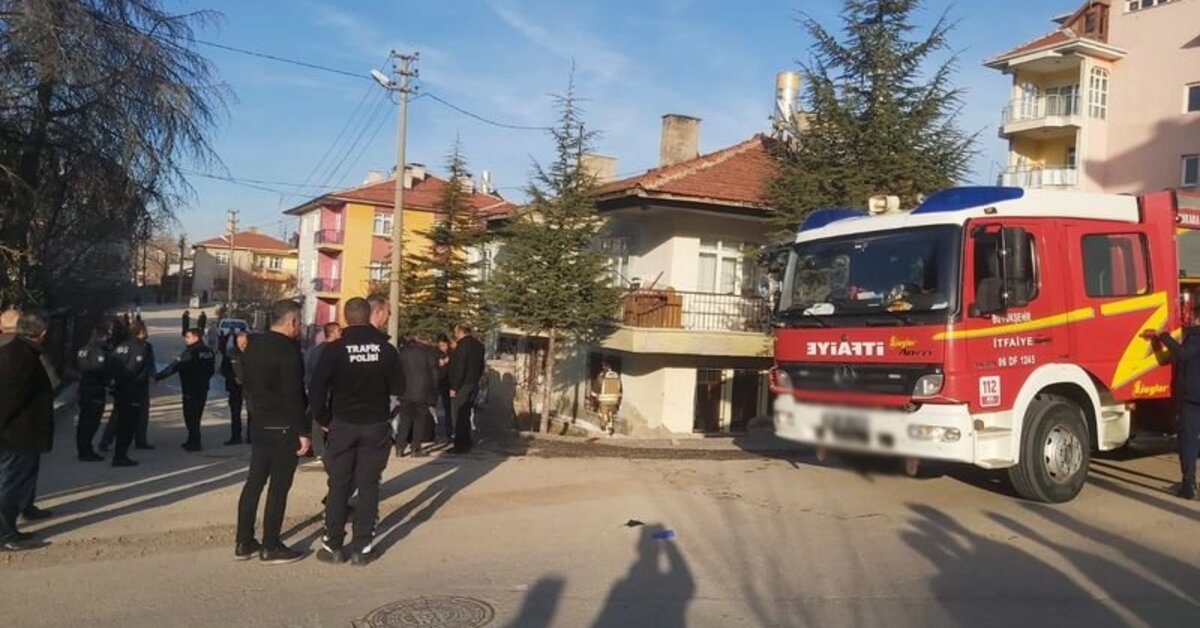 Ankara'da korkutan yangın: Anne ve 3 çocuğu yaralandı