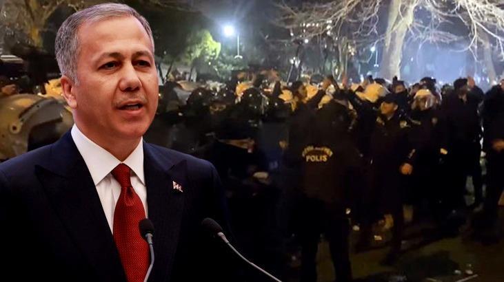 Bakan Yerlikaya’dan eylemlerde görev yapan güvenlik güçlerine tebrik