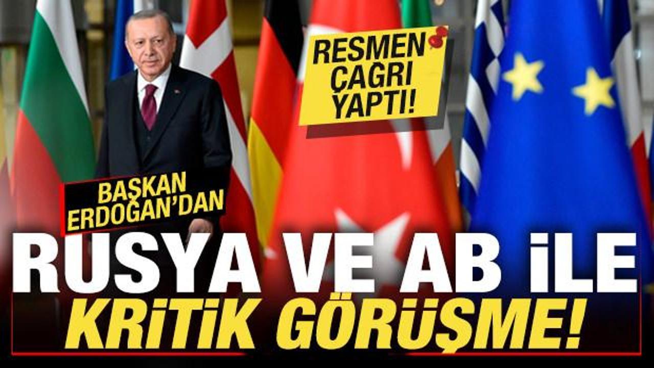Başkan Erdoğan’dan Rusya ve AB ile peş peşe kritik görüşme! Resmen çağrı yaptı