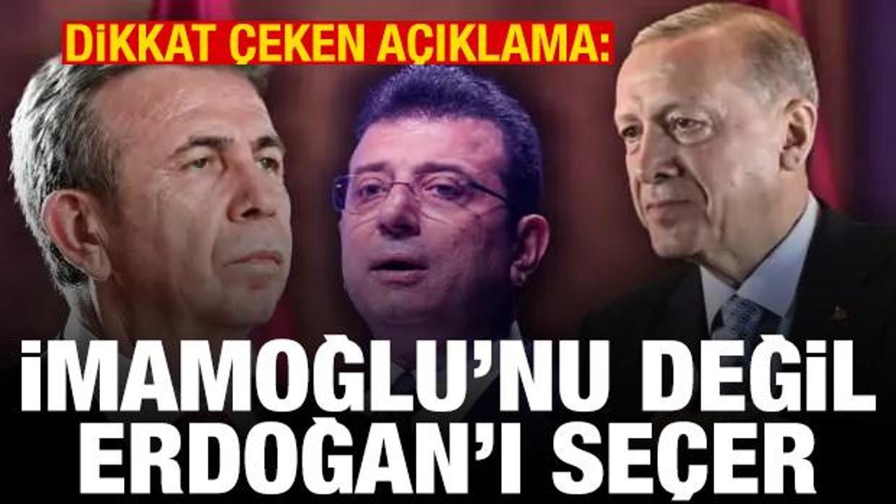Bomba sözler: Yavaş, İmamoğlu’nu değil Erdoğan’ı seçer