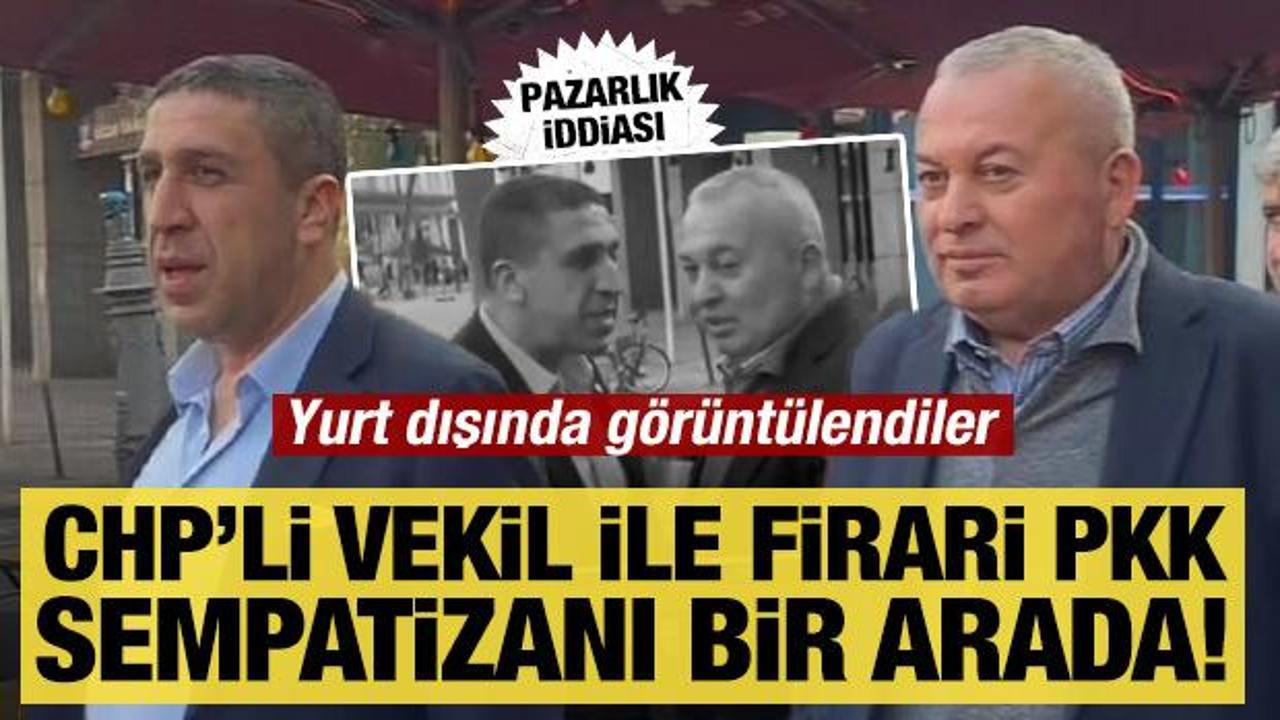 CHP’li Enginyurt firari PKK’lının ayağına gitmiş! Almanya’da görüntülendiler
