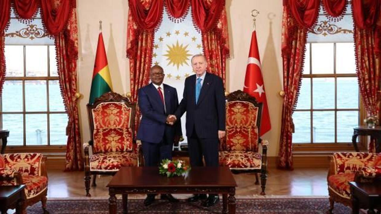 Cumhurbaşkanı Erdoğan, Gine Bissau Devlet Başkanı Embalo’yla görüştü
