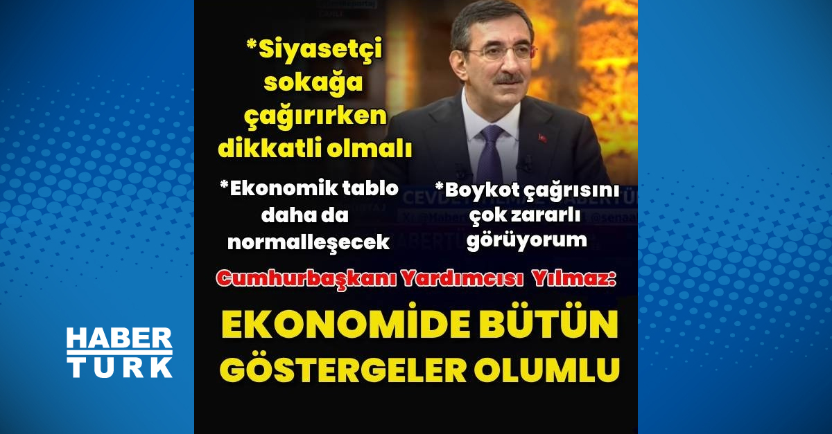 Cumhurbaşkanı Yardımcısı Cevdet Yılmaz'dan Habertürk'e açıklamalar – İş-Yaşam Haberleri