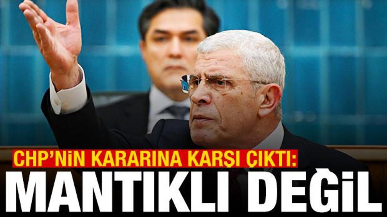 Dervişoğlu: CHP’nin kararı mantıklı değil