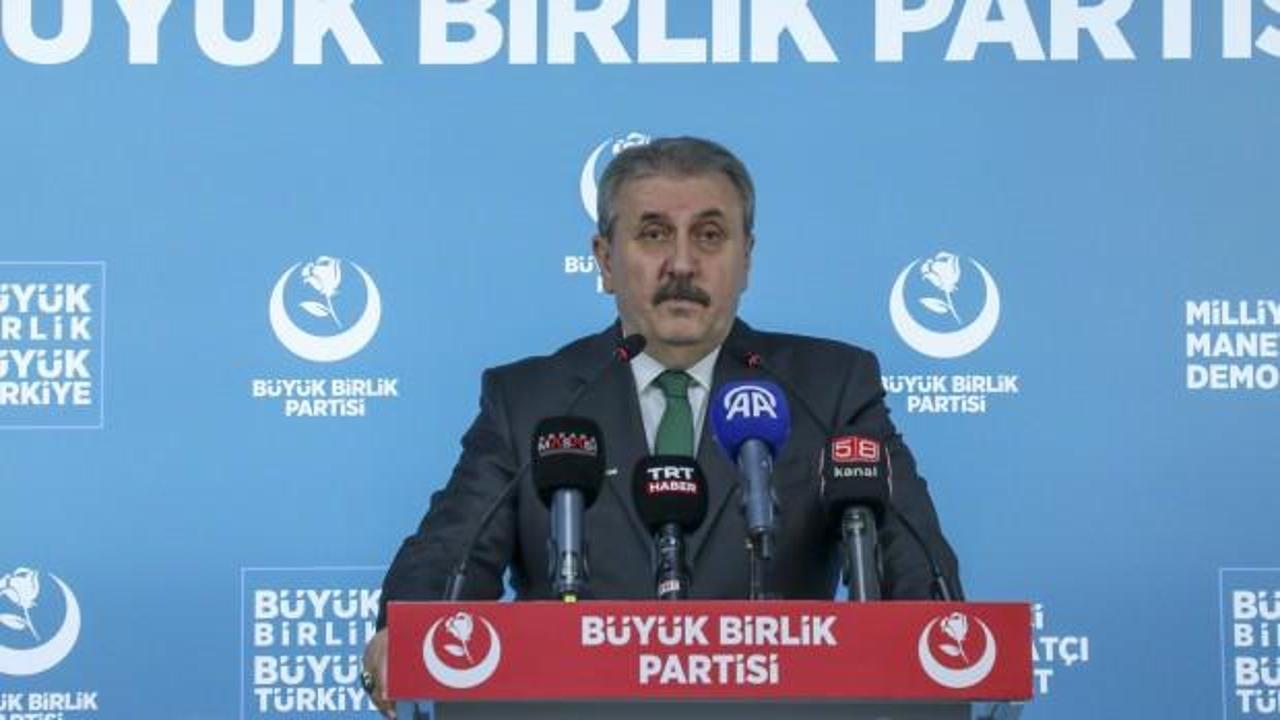 Destici’den Suriye çağrısı: Bütün kesimleri sağduyuya davet ediyoruz