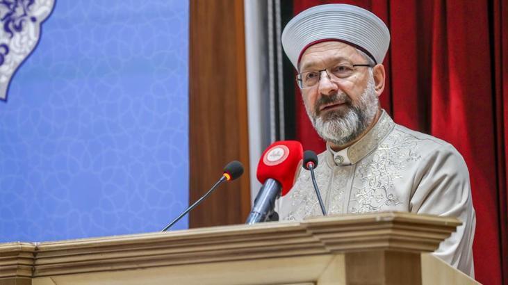 Diyanet İşleri Başkanı Erbaş öğrencilere konferans verdi: ‘Güzel ahlak, gencin süsüdür’