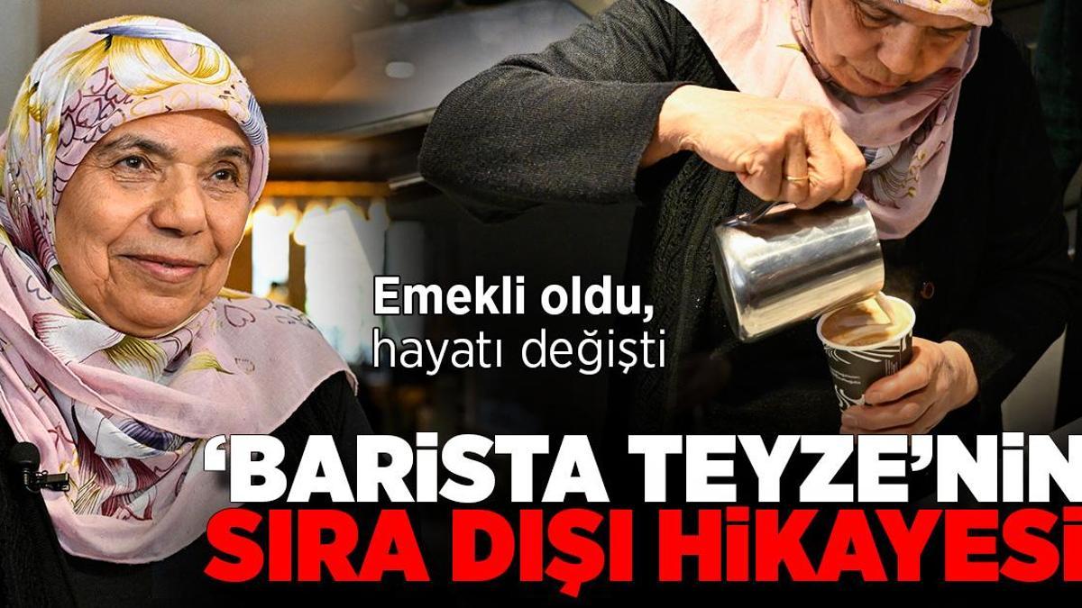 Emekli oldu, hayatı değişti! 70 yaşındaki ‘Barista Teyze’nin sıra dışı hikayesi
