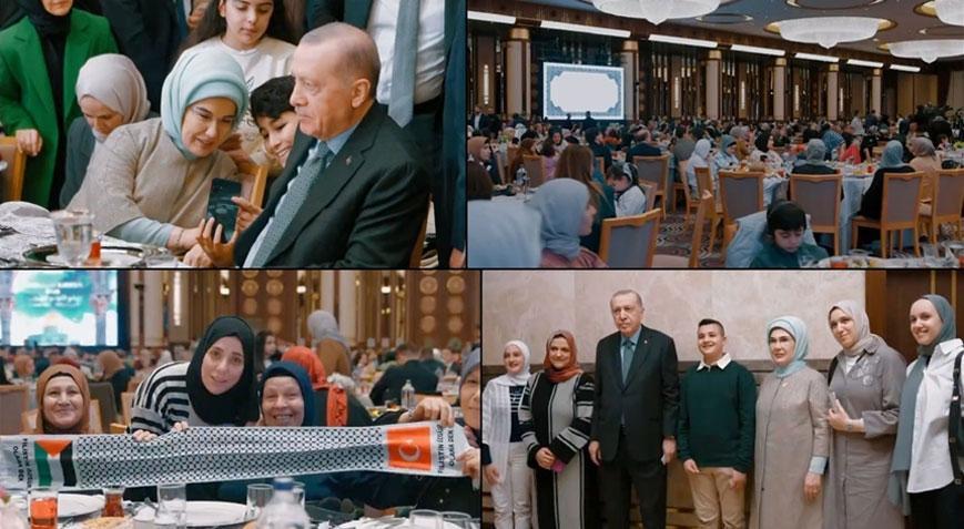 Emine Erdoğan’dan ‘Filistinlilerle Kardeşlik İftarı’na ilişkin video paylaşımı