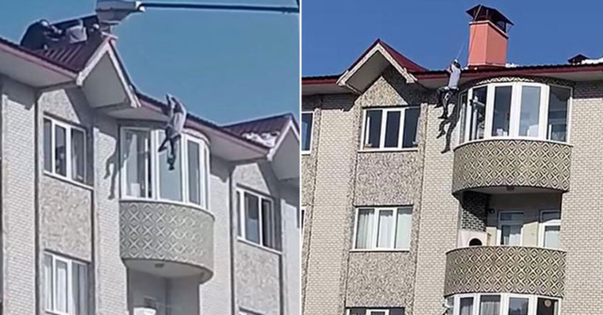 Erzurum haberleri: Çatıdaki karı temizleyecekti! Hayatı film şeridi gibi gözünün önünden geçti | Son dakika haberleri