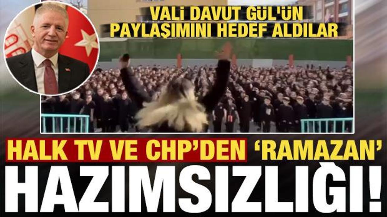 Halk TV ve CHP’den ‘Ramazan’ hazımsızlığı! Vali Gül’ün paylaşımını hedef aldılar