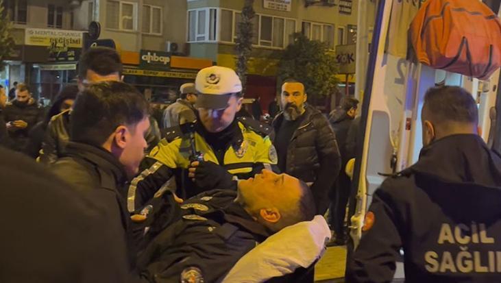 İstanbul’daki eylemde göğsüne parke taşı isabet eden polis yaralandı