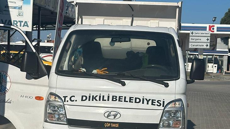 İzmir’de çöp aracının plakası vatandaşın tepkisini çekti!