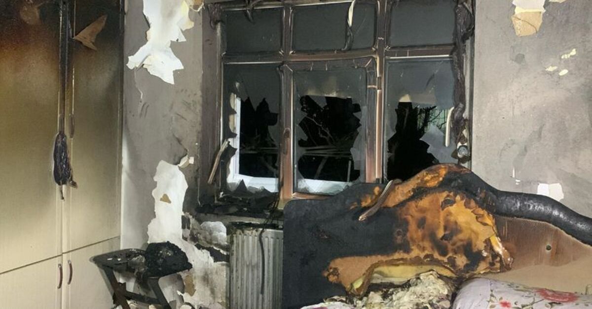 Karaman'da müstakil eve iftar saatinde molotoflu saldırıda bulunuldu