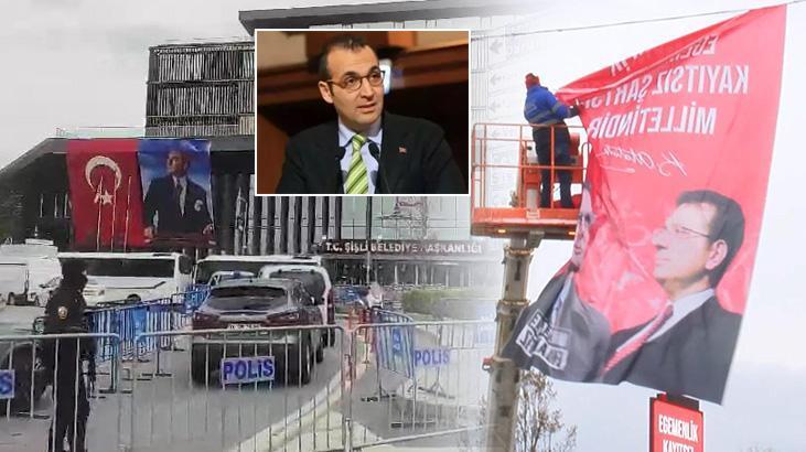 Kayyum olarak atanan Kaymakam Cevdet Ertürkmen Şişli Belediyesi’nde