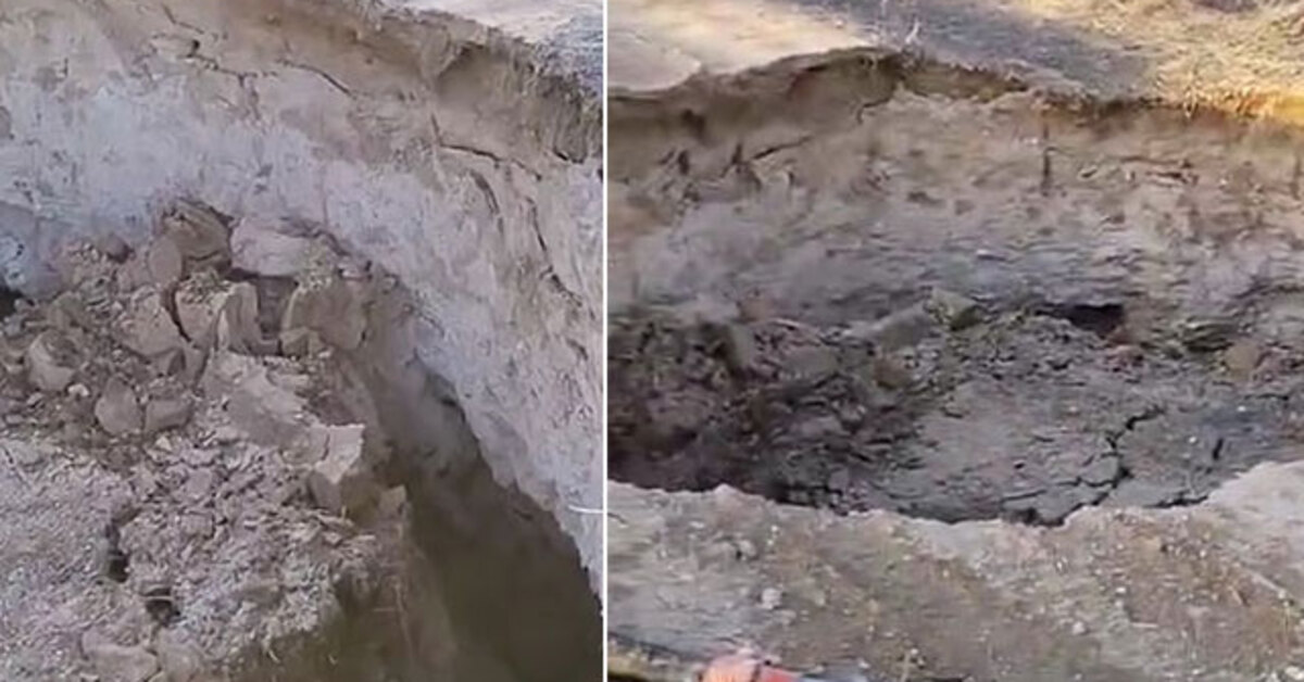 Konya'nın ardından bir kentte daha! 10 metre derinliğinde | SON DAKİKA HABERLER | Son dakika haberleri