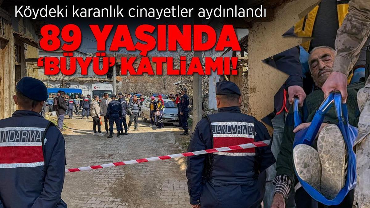 Köyde karanlık cinayetler aydınlandı! 89 yaşında ‘büyü’ katliamı!
