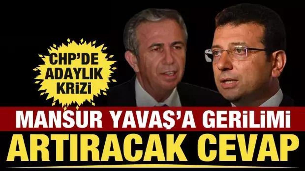Mansur Yavaş’ın ‘adaylık’ sözlerinin ardından İmamoğlu’nun ekibinden manidar yanıt