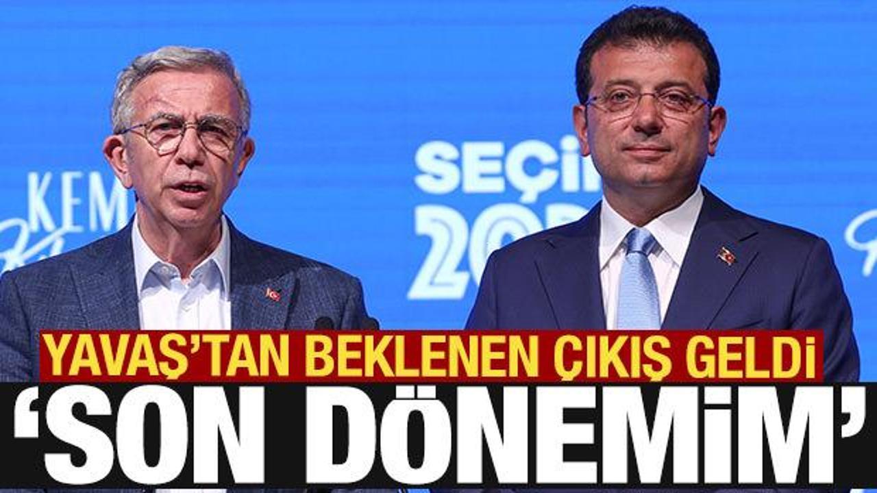 Mansur Yavaş’tan adaylık sinyali: Bu benim son dönemim