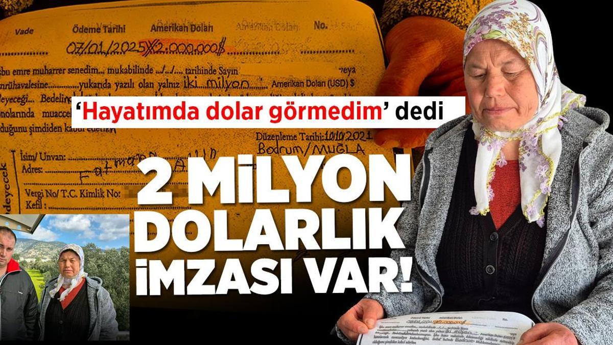 ‘Ömrüm boyunca dolar görmedim’ dedi! 2 milyon dolarlık imzası var