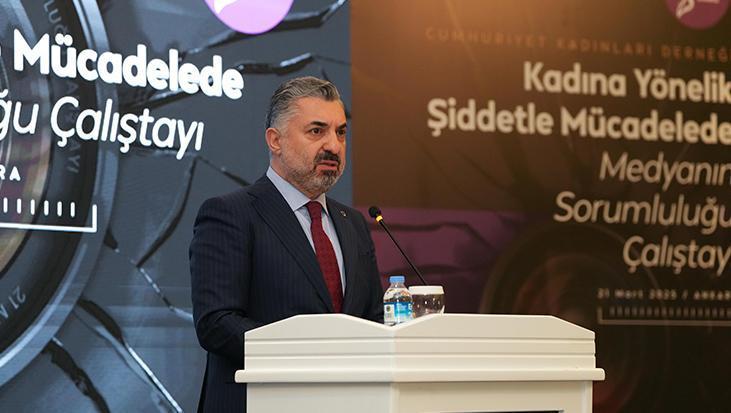 RTÜK Başkanı Ebubekir Şahin: Medyada şiddeti özendiren yayınlara izin vermiyoruz