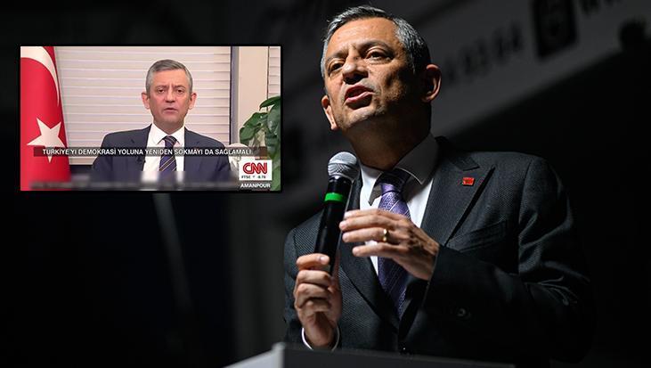 SON DAKİKA HABERİ: CHP lideri Özel’den CNN’e tartışılacak açıklama