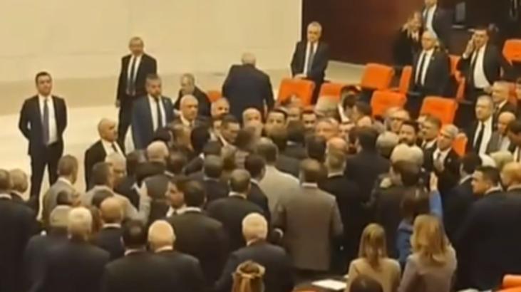 TBMM’de ‘Ekrem İmamoğlu’ gerginliği! CHP’li Başarır şişe fırlattı