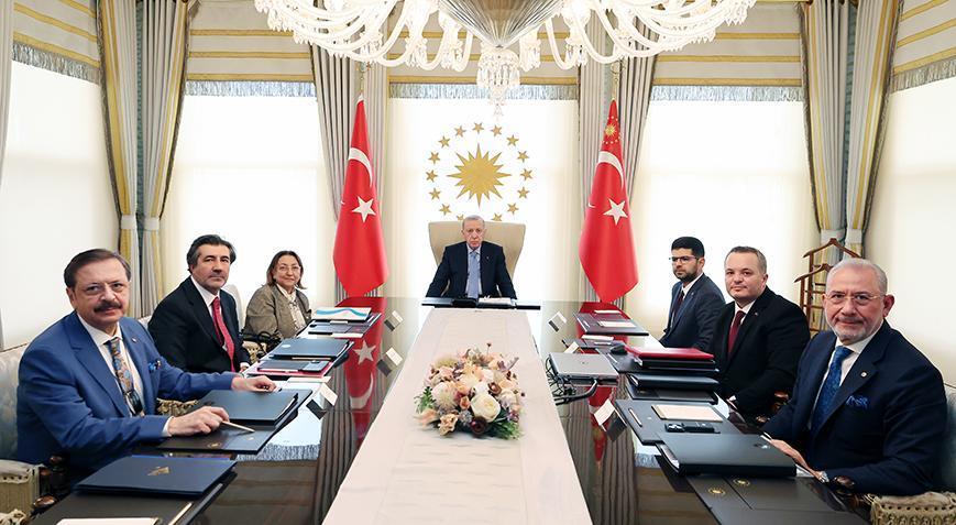 TVF Yönetim Kurulu Toplantısı Erdoğan başkanlığında yapıldı