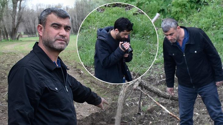 10 gün önce ekim yaptığı tarlasında ortaya çıktı! Gözlerine inanamadı
