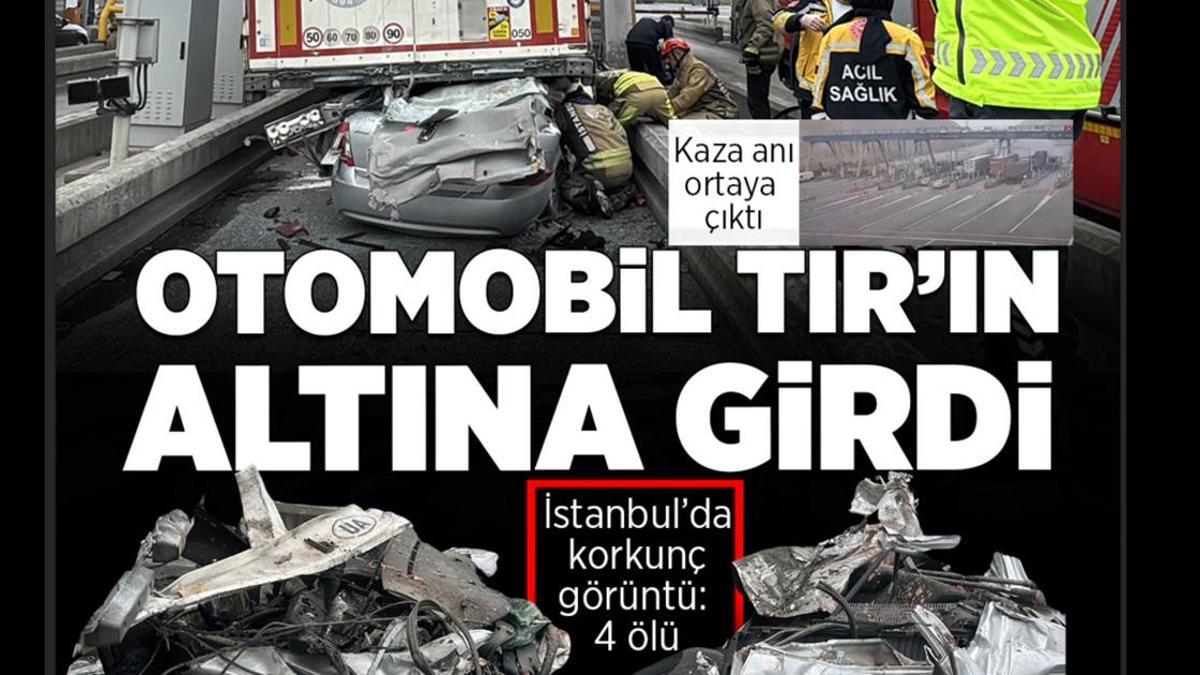 140 kilometre hızla ölüme gittiler! İstanbul’da 4 kişinin öldüğü korkunç kazada detaylar