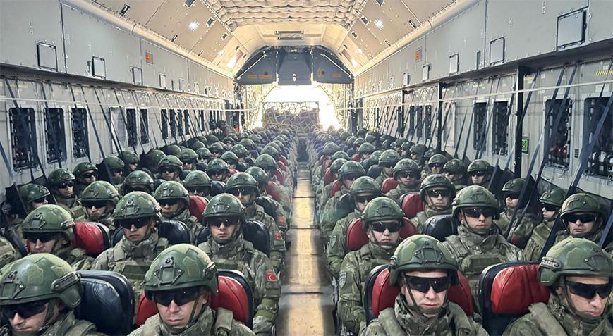 65’inci Mekanize Piyade Tugay Komutanlığı personeli Türkiye’ye döndü