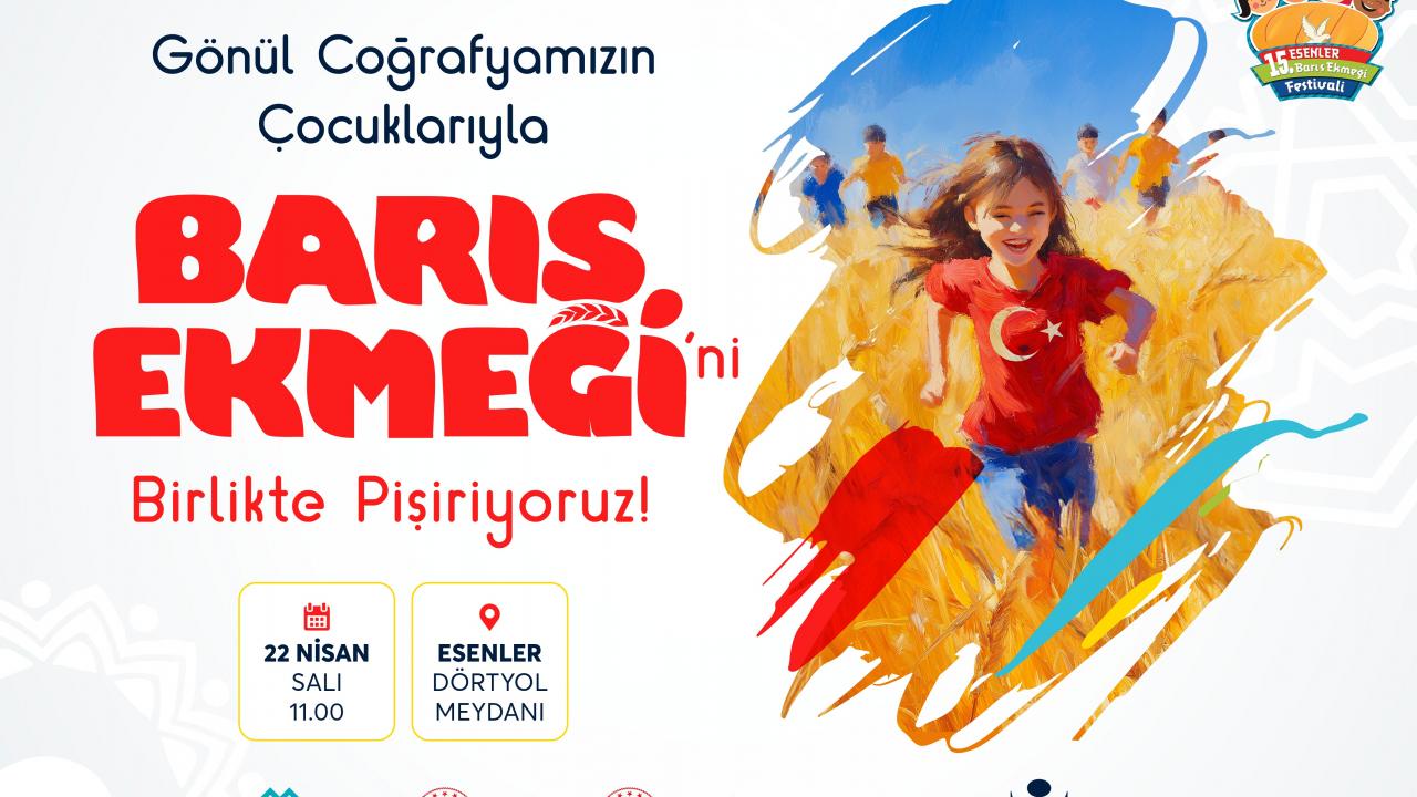 8 ülkeden gelen çocuklar barış ekmeği pişirecek