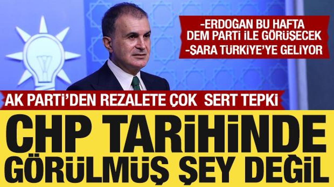 AK Parti Sözcüsü Çelik’ten Özel’e sert tepki: CHP tarihinde görülmüş şey değil!
