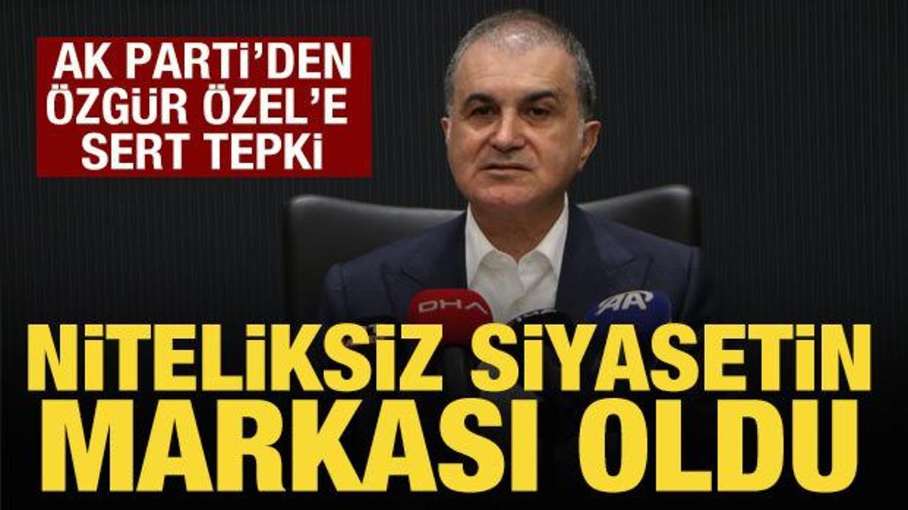 AK Parti’den Özgür Özel’e sert tepki