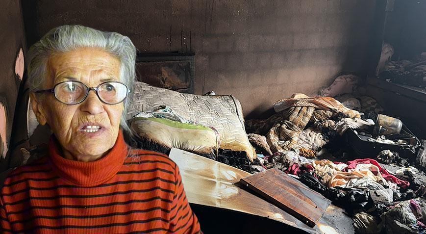 Anneye korkunç plan! Önce baltayla öldürmek istedi, sonra evi yaktı