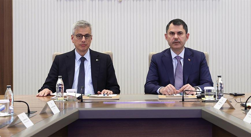 Bakan Memişoğlu ve Bakan Kurum istişare toplantısında bir araya geldi